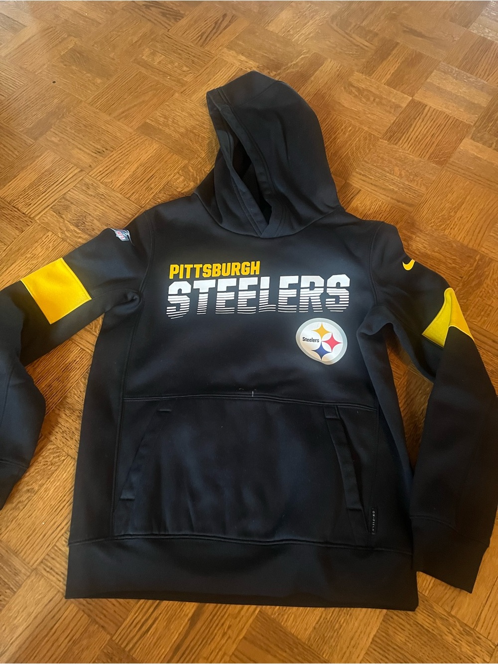 NFL Kids Black with Yellow Trim Dri-FIT Bottoms
